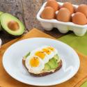 Open Faced Egg Sandwich with Hummus and Avocado CMS