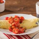 Ricotta Stuffed Omelette with Tomato Salad CMS