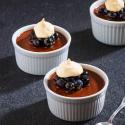 Velvety creme au chocolat with blueberries meringue and honey2 CMS